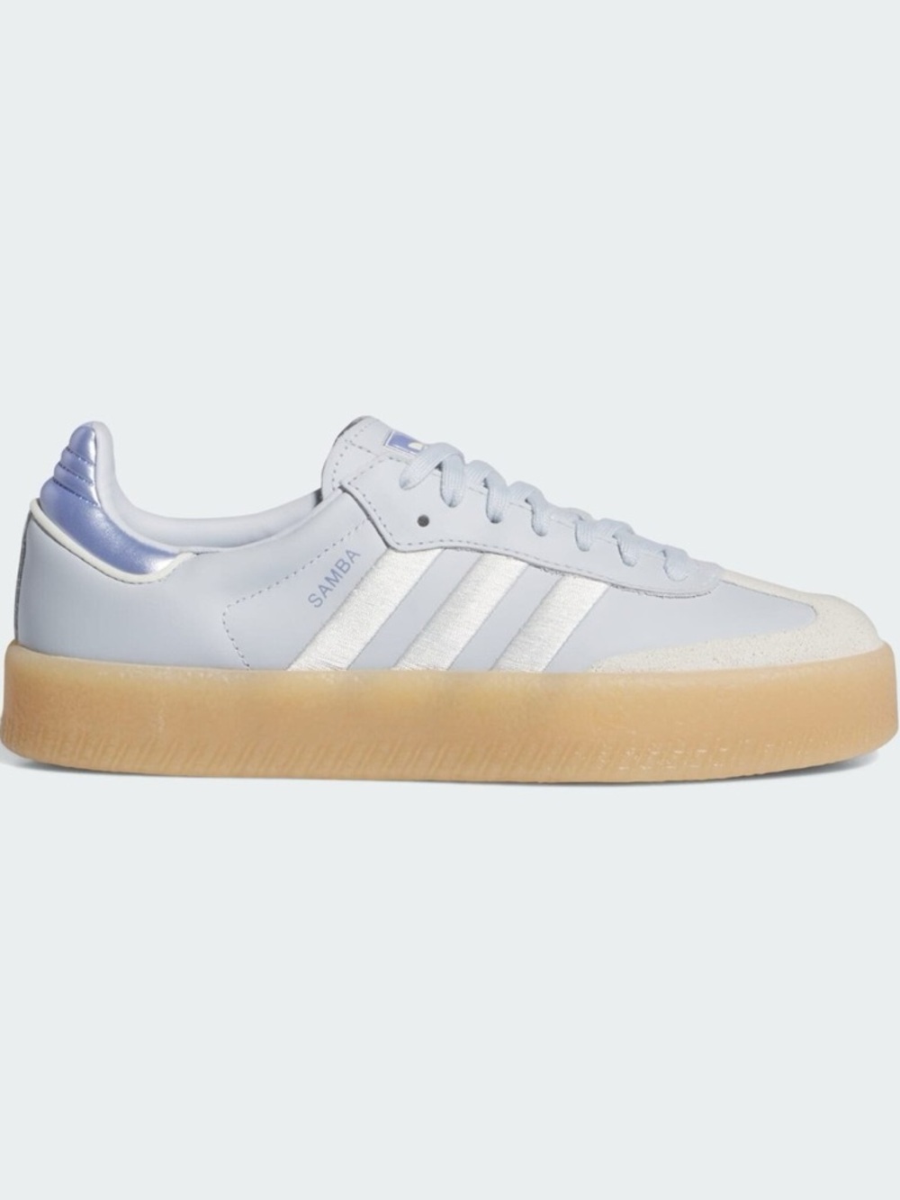 Adidas Sambae W‎ in the "Halo Blue/Off White/Blue Spark Metallic